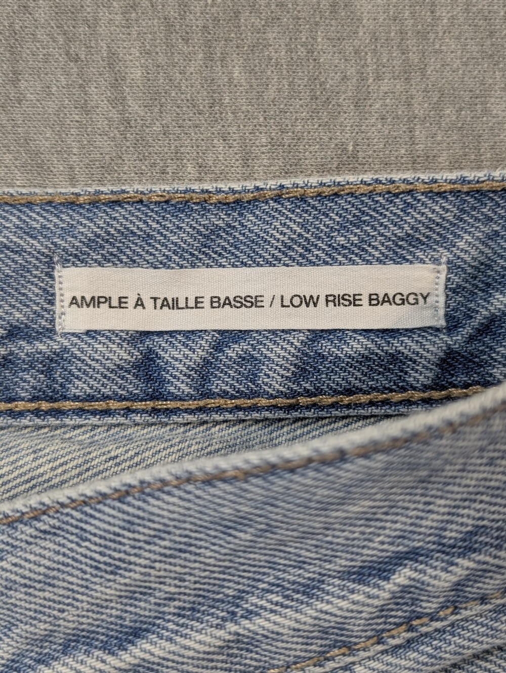 Garage Light Blue Wide Leg Jeans - Picture 4 of 14